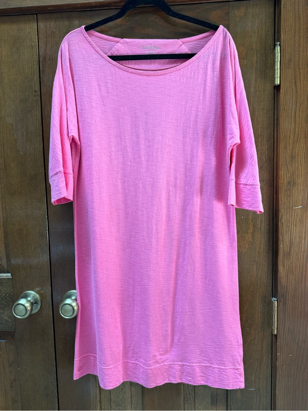 Lilly Pulitzer Pink Boatneck Tunic Dress